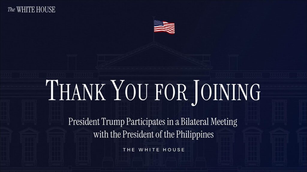 President Trump Participates in a Bilateral Meeting with the President of the Philippines