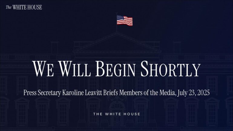 Press Secretary Karoline Leavitt Briefs Members of the Media, July 23, 2025