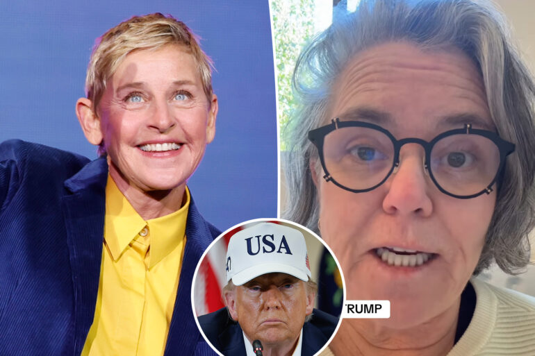 Gossip & rumors: ellen degeneres supports rosie o'donnell as donald
