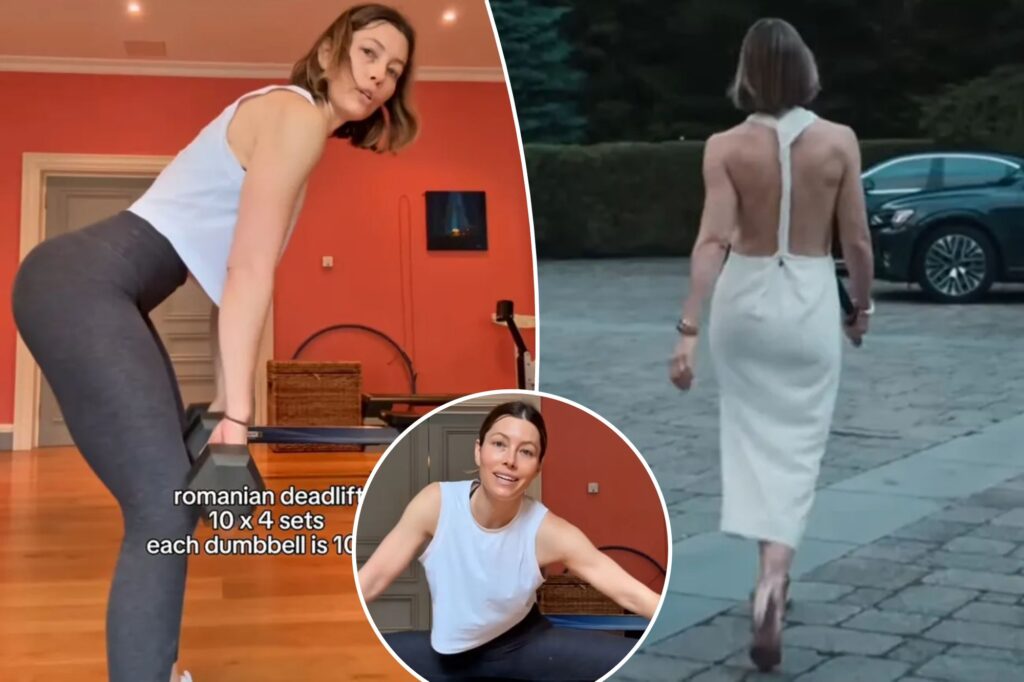 Gossip & rumors: jessica biel reveals her workout for peach shaped