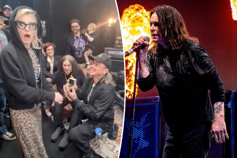 Gossip & rumors: kelly osbourne gets engaged during dad ozzy's