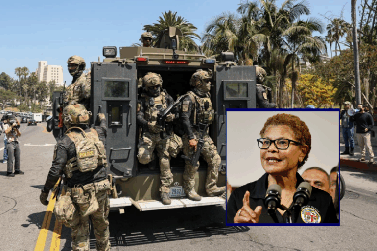 Mayor Karen Bass responds to federal agents, following ICE raids at MacArthur Park in L.A. – One America News Network
