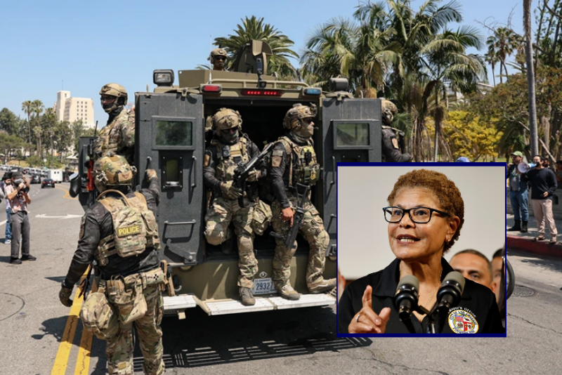 Mayor Karen Bass responds to federal agents, following ICE raids at MacArthur Park in L.A. – One America News Network