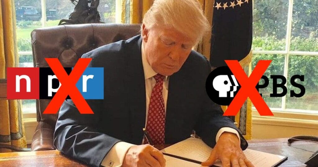 PBS, NPR, & USAID Defunded As President Trump Signs $9B DOGE Package! * 100PercentFedUp.com * by Kaley