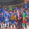 President Trump Refuses To Leave Stage During FIFA World Cup Trophy Ceremony * 100PercentFedUp.com * by Anthony