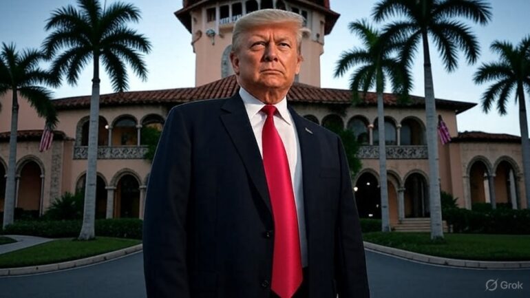 Politics: boom! trump reportedly threw epstein out of mar a lago
