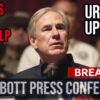 BREAKING: Gov Abbott give URGENT Updates on Flooding and Storms in Texas, Thanks Trump for Help!