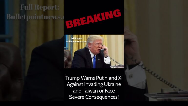 BREAKING: New Leaked Audio reveals Trump warned Putin and Xi of getting Nuked if they Invaded!