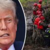 BREAKING: President Trump Surveys Flood Damage in Texas with First Lady