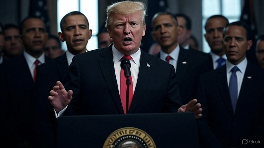 Politics: breaking: trump just called for obama’s treason indictment —
