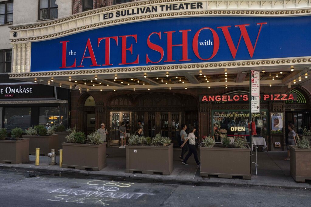 Politics: cbs's long awaited colbert cancellation: letters