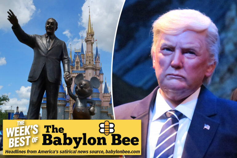Politics: disney world installs robot district judge to block animatronic