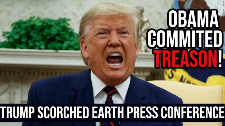 HE IS GUILTY: Trump goes SCORCHED EARTH on Barack Hussain Obama and his Cabal!