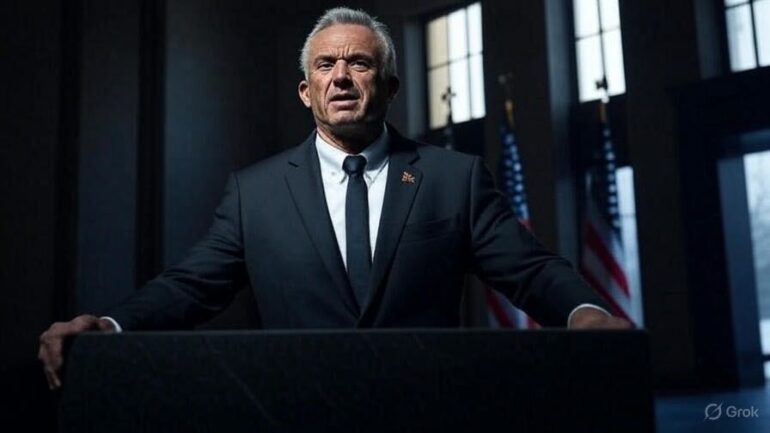 Politics: rfk jr. takes bold stand against vaccine liability protections