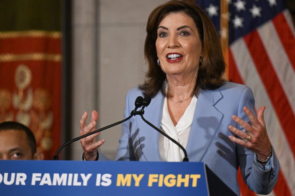 Politics: to plug new york's massive budget gaps, gov. hochul