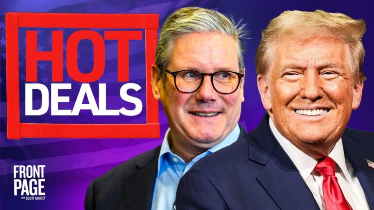 Trump Hosts Starmer In Scotland;Food For Gaza;EU Deal;If Powell Lowers Rates, Nixon History Repeat?