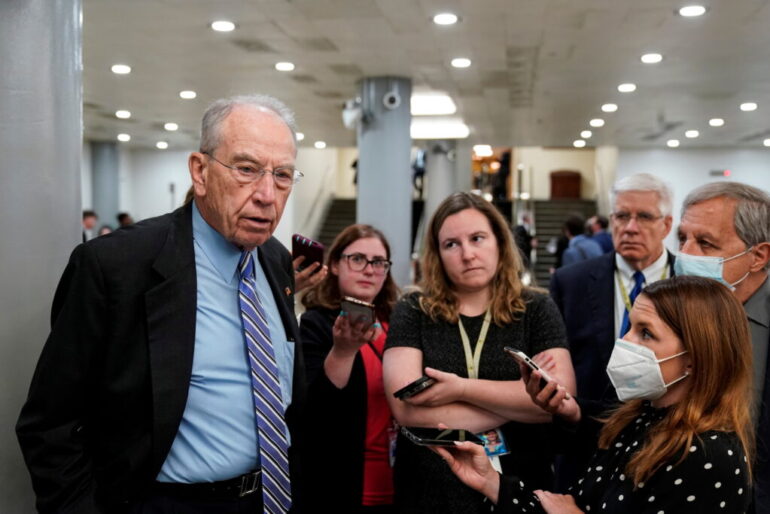 Politics: trump urges grassley to abandon blue slip custom delaying