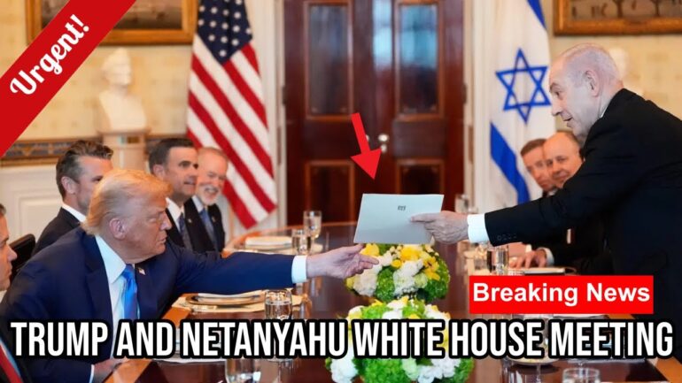 You Will NOT Believe What Netanyahu Just did to Trump at EXPLOSIVE White House Meeting!