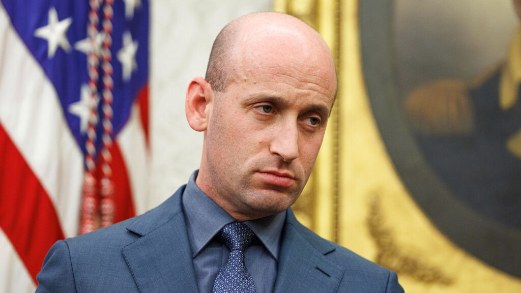 Satire news: stephen miller informed wife will be working late