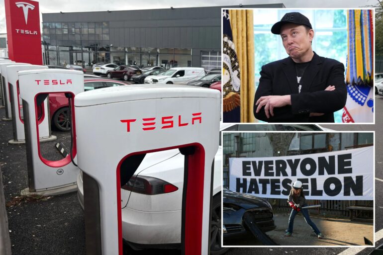 Science & tech: elon musk's tesla posts steepest sales decline