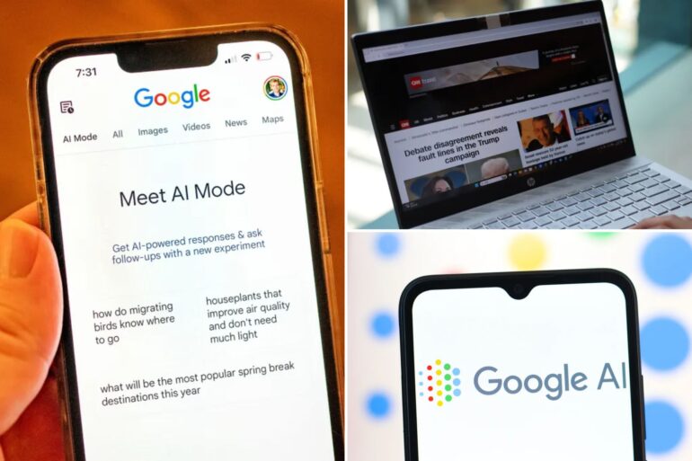 Science & tech: google ai pummeling news sites as traffic