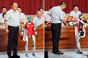 Science & tech: humanoid robot 'graduates' at chinese high school