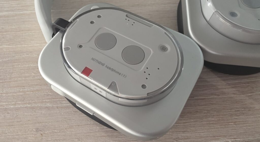 The Nothing headphone 1 lying on a table
