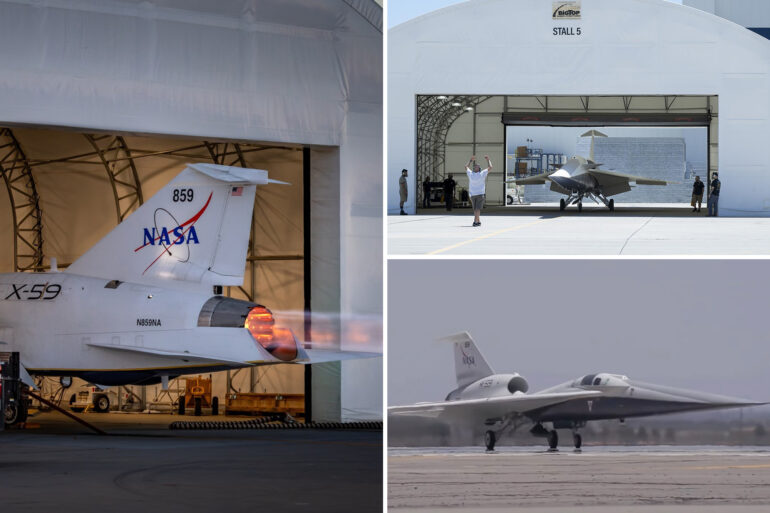 Science & tech: nasa's supersonic x 59 jet that could slash
