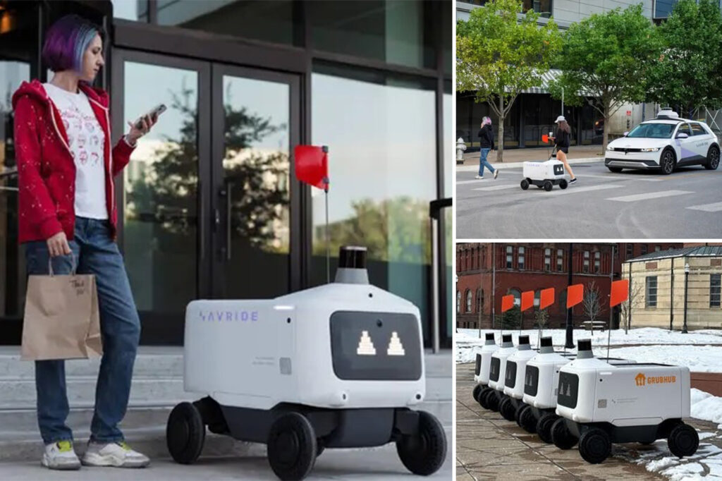 Science & tech: robots are taking over uber eats deliveries.