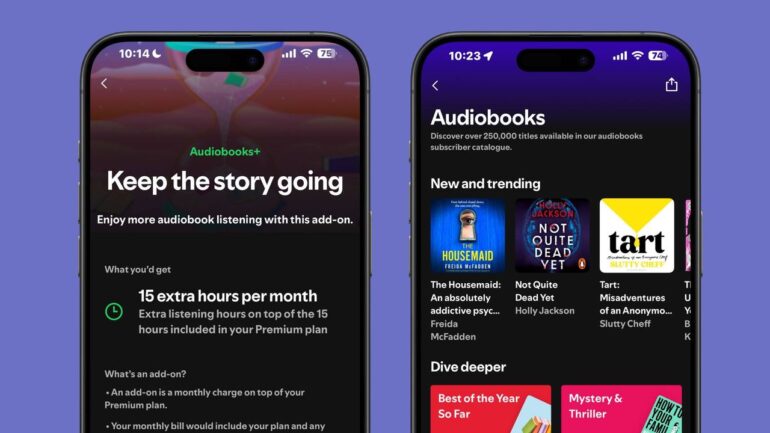 Science & tech: spotify is improving audiobook access for its