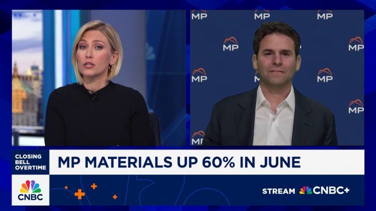 Rare earth deal with China is 'long-term' industrial crisis, says MP Materials CEO