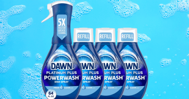 Travel & lifestyle: dawn powerwash dish spray is under $15