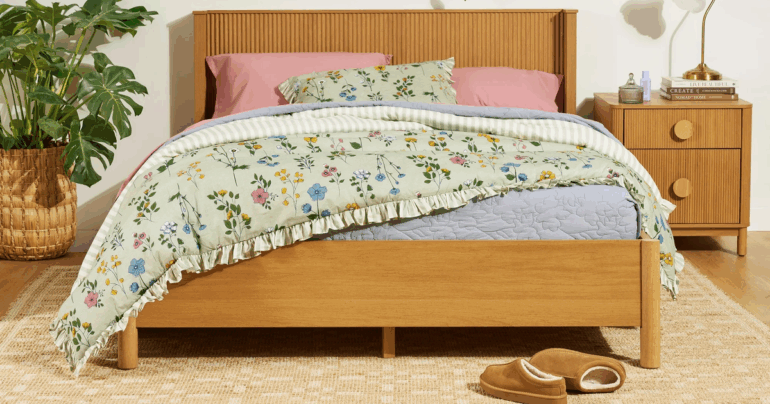 Travel & lifestyle: drew barrymore's stylish walmart bedding is selling
