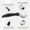 The Spring Chef ice cream scooper is carefully designed, with built-in indentations that easily release ice cream once it's been scooped.