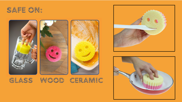 Scrub Daddy and Mommy brushes can be used all around your kitchen and home.