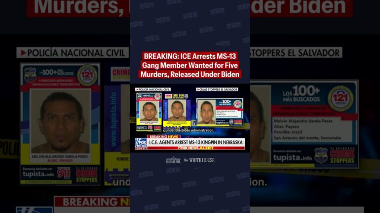 DEPORTED: ICE arrests high-ranking MS-13 gang member, wanted for 5 murders & “Top 100 Most Wanted”