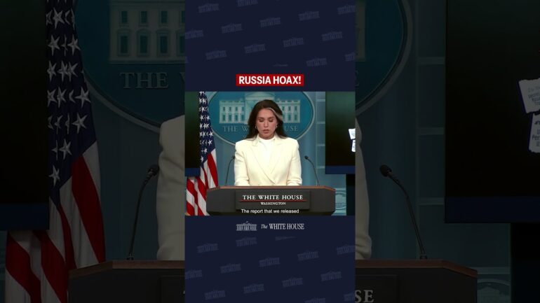 DNI Director Tulsi Gabbard on the Russia Hoax: "There is irrefutable evidence..."