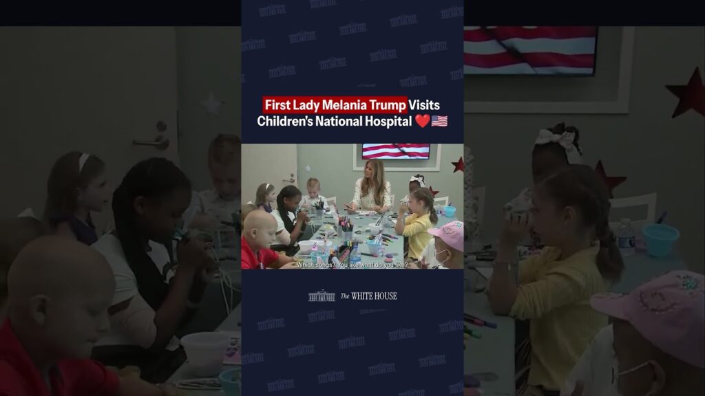 First Lady Melania Trump Visits Children's National Hospital ❤️🇺🇸