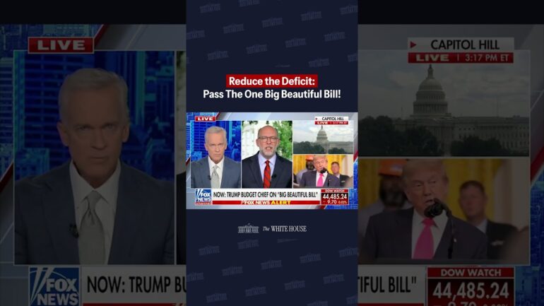 OMB Director Vought on the One Big Beautiful Bill: "Let me be very clear: It reduces the deficit."
