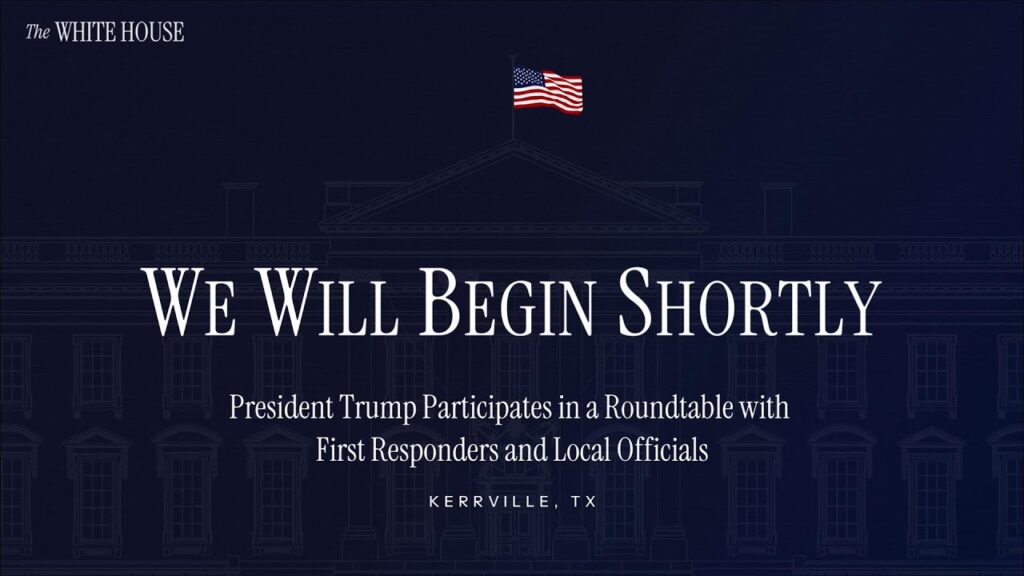 President Trump Participates in a Roundtable with First Responders and Local Officials