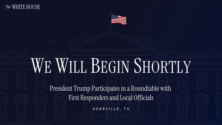 President Trump Participates in a Roundtable with First Responders and Local Officials