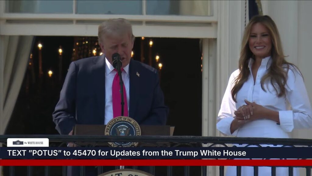 President Trump and the First Lady Participate in the Military Family Picnic, July 04, 2025