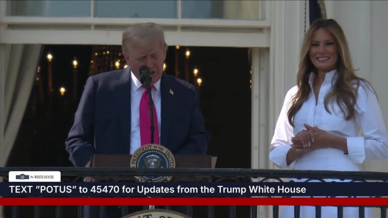 President Trump and the First Lady Participate in the Military Family Picnic, July 04, 2025