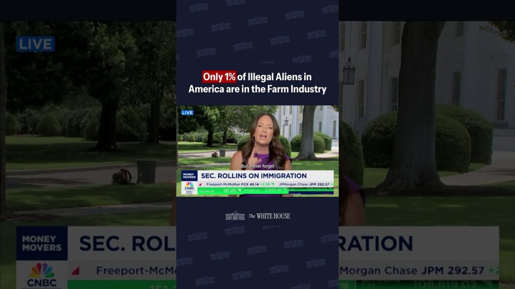 Secretary Rollins: "Of the millions of illegal aliens...only 1% of those are in the farm industry."