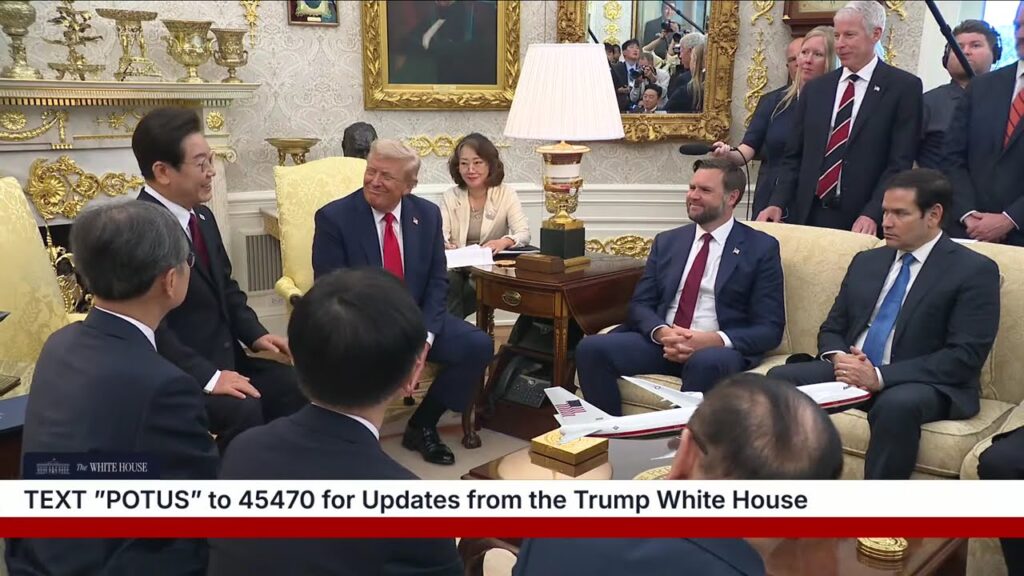 President Trump Participates in a Bilateral Meeting with the President of the Republic of Korea