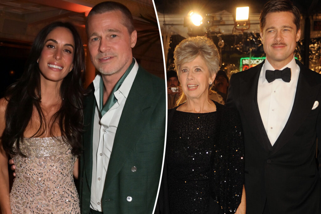 Gossip & rumors: brad pitt's girlfriend 'supporting' him as he
