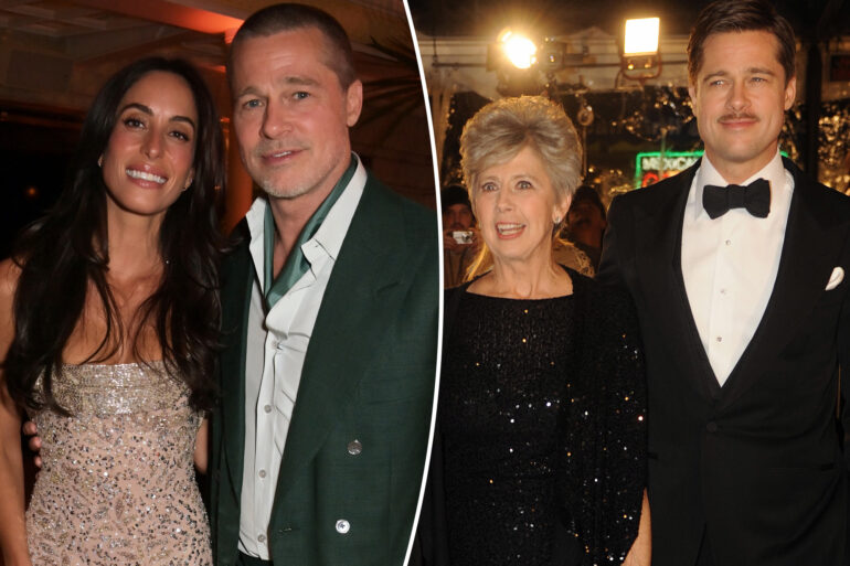 Gossip & rumors: brad pitt's girlfriend 'supporting' him as he