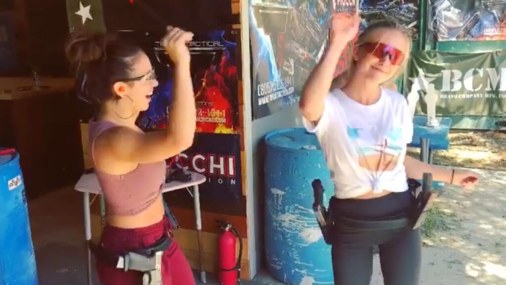 Gossip & rumors: clip of sydney sweeney's expert shooting range