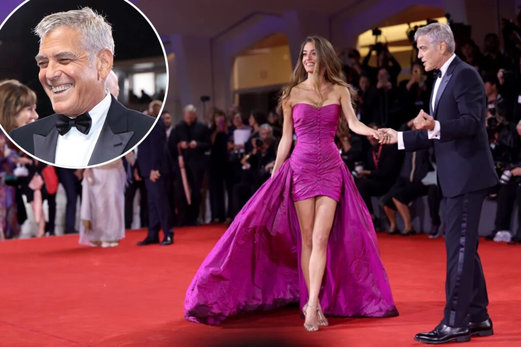 Gossip & rumors: george clooney walks venice film festival red