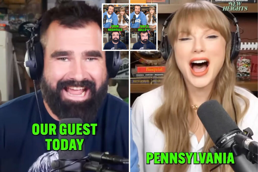 Gossip & rumors: jason kelce mocks taylor swift for turning